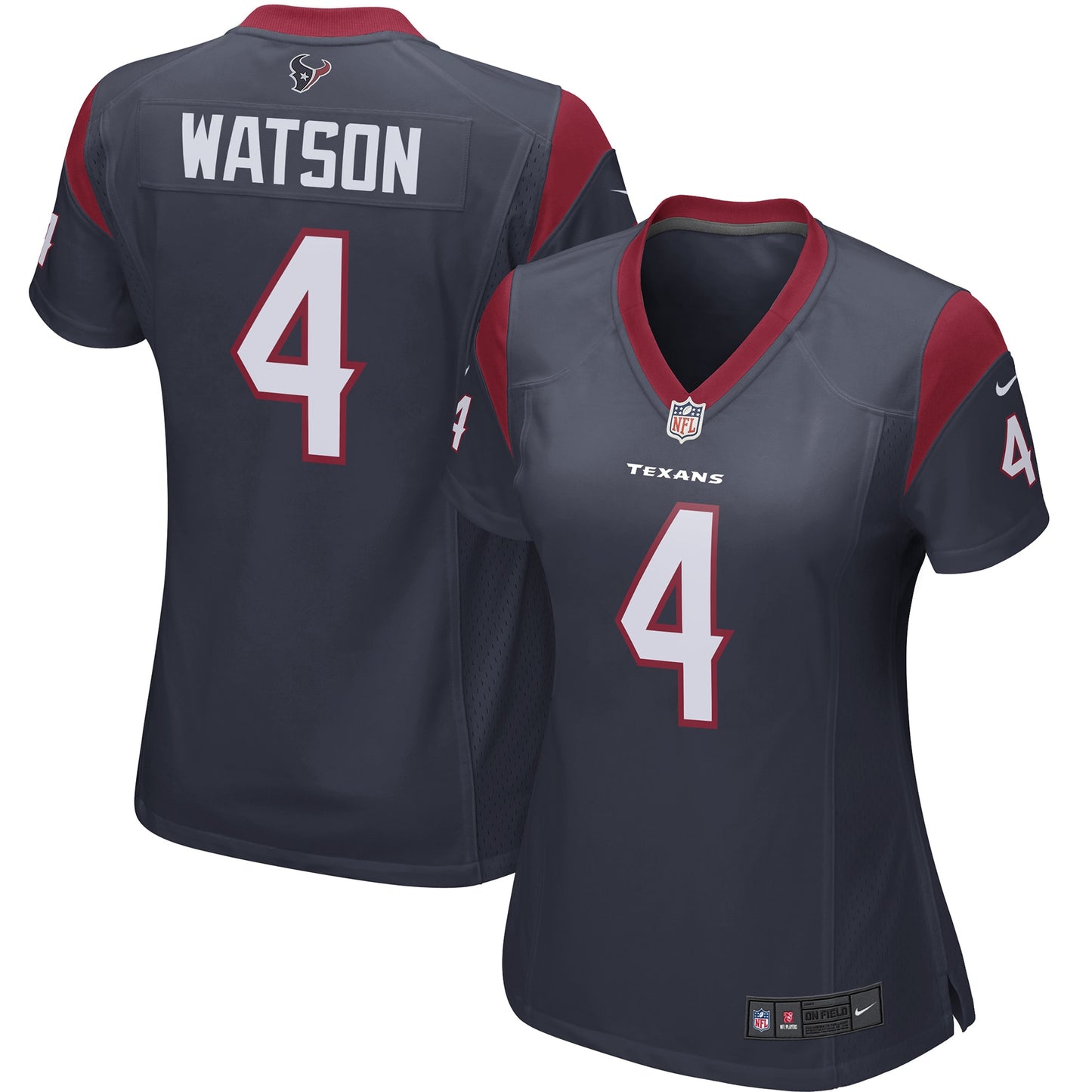Deshaun Watson Houston Texans Nike Women's Player Game Jersey - Navy